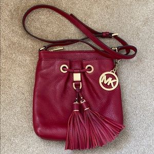 Michael Kors Red Crossbody w/ tassels